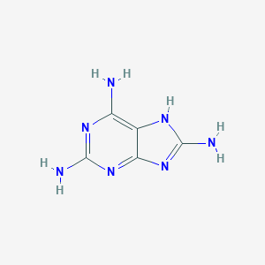 molecular formula C5H7N7 B105604 2,6,8-Triaminopurine CAS No. 18802-62-5