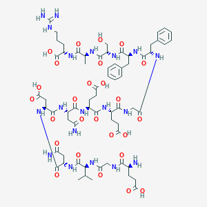 molecular formula C66H95N19O26 B010563 (Glu1)-Fibrinopeptide B (human) CAS No. 103213-49-6