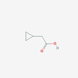 molecular formula C5H8O2 B105668 Cyclopropylacetic acid CAS No. 5239-82-7