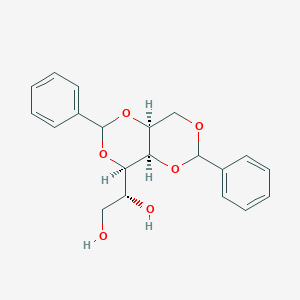 molecular formula C20H22O6 B105717 (1R)-1-((4R,4aR,8aS)-2,6-二苯基四氢-[1,3]二恶烷[5,4-d][1,3]二恶烷-4-基)乙烷-1,2-二醇 CAS No. 19046-64-1
