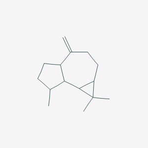 molecular formula C15 H24 B105733 (-)-异香桃木烯 CAS No. 25246-27-9