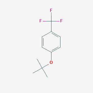 molecular formula C11H13F3O B105736 4-(Trifluoromethyl)-1-tert-butoxybenzene CAS No. 16222-44-9