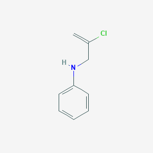 B105746 N-(2-chloroprop-2-enyl)aniline CAS No. 15332-67-9
