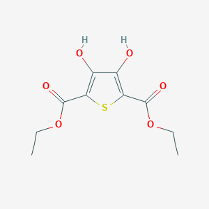 molecular formula C10H12O6S B105753 二乙基3,4-二羟基噻吩-2,5-二羧酸酯 CAS No. 1822-66-8