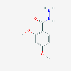 molecular formula C9H12N2O3 B010579 2,4-Dimethoxybenzohydrazide CAS No. 103956-10-1
