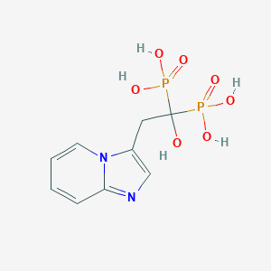 molecular formula C9H12N2O7P2 B105804 米诺地酸 CAS No. 180064-38-4