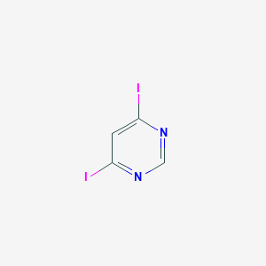 molecular formula C4H2I2N2 B010583 4,6-Diiodopyrimidine CAS No. 19646-06-1