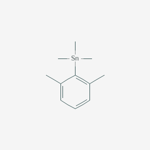 molecular formula C11H18Sn B010586 Stannane, (2,6-dimethylphenyl)trimethyl- CAS No. 19962-41-5