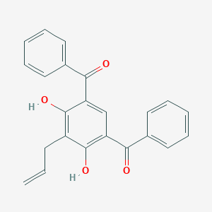 molecular formula C23H18O4 B010588 2-烯丙基-4,6-二苯甲酰间苯二酚 CAS No. 102593-74-8