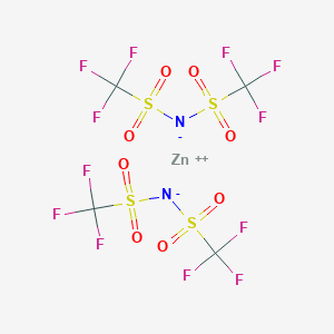 molecular formula C₄F₁₂N₂O₈S₄Zn B105891 双(三氟甲磺酰)亚胺锌(II) CAS No. 168106-25-0
