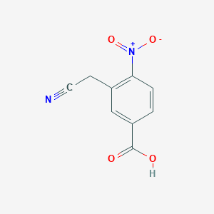 B010590 3-(Cyanomethyl)-4-nitrobenzoic acid CAS No. 104825-21-0