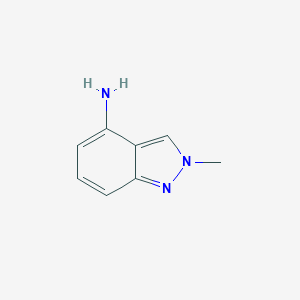 molecular formula C8H9N3 B105929 2-甲基-2H-吲唑-4-胺 CAS No. 82013-51-2
