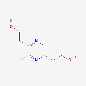 molecular formula C9H14N2O2 B105947 2,2'-(3-甲基吡嗪-2,5-二基)二乙醇 CAS No. 96681-84-4