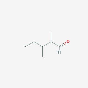 molecular formula C7H14O B105951 2,3-二甲基戊醛 CAS No. 32749-94-3
