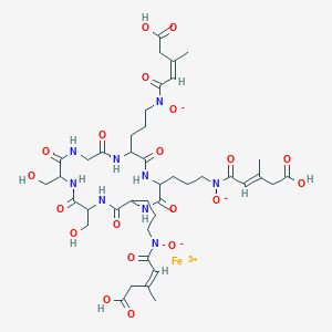 molecular formula C41H58FeN9O20 B105954 Ferrichome A CAS No. 15258-80-7