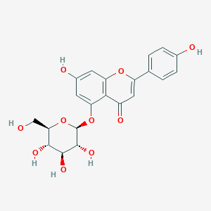 molecular formula C21H20O10 B105964 芹菜素-5-O-β-D-葡萄糖吡喃苷 CAS No. 28757-27-9