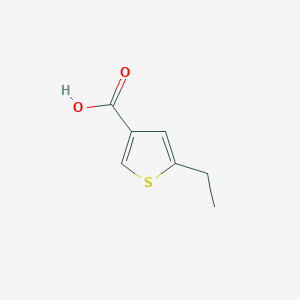 molecular formula C7H8O2S B105977 5-乙基噻吩-3-羧酸 CAS No. 19156-51-5