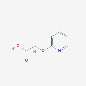 B106005 2-(Pyridin-2-yloxy)propanoic acid CAS No. 168844-45-9