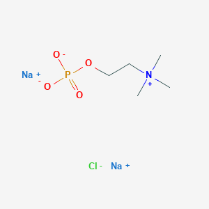 molecular formula C5H13ClNNa2O4P B106011 Phosphocholine Chloride Sodium Salt CAS No. 16904-96-4