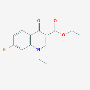 B106025 Ethyl 7-bromo-1-ethyl-4-oxo-1,4-dihydroquinoline-3-carboxylate CAS No. 131993-96-9