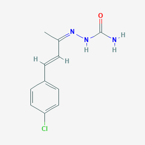B106044 [(Z)-[(E)-4-(4-chlorophenyl)but-3-en-2-ylidene]amino]urea CAS No. 17026-15-2