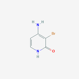 molecular formula C5H5BrN2O B010607 4-Amino-3-bromopyridin-2-ol CAS No. 107842-74-0