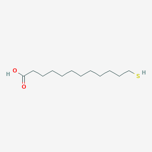 molecular formula C12H24O2S B010613 12-巯基十二烷酸 CAS No. 82001-53-4