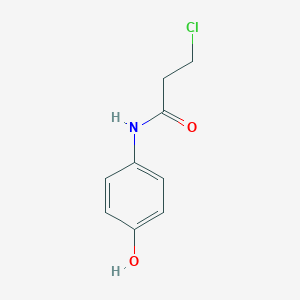 molecular formula C9H10ClNO2 B106145 3-氯-N-(4-羟基苯基)丙酰胺 CAS No. 19314-10-4