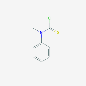 molecular formula C8H8ClNS B106172 N-甲基-N-苯基硫代氨基甲酰氯 CAS No. 19009-45-1