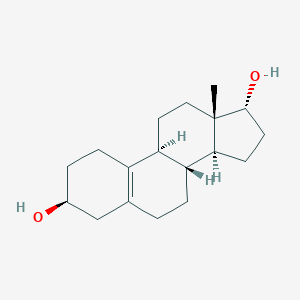 molecular formula C18H28O2 B106174 (3S,8R,9S,13S,14S,17R)-13-Methyl-1,2,3,4,6,7,8,9,11,12,14,15,16,17-tetradecahydrocyclopenta[a]phenanthrene-3,17-diol CAS No. 268734-48-1