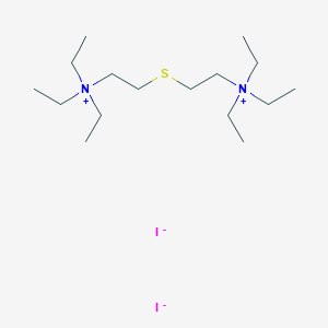 molecular formula C16H38I2N2S B010618 Ammonium, thiodiethylenebis(triethyl-, diiodide CAS No. 109448-47-7