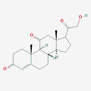 molecular formula C21H28O4 B106187 11-去氢皮质酮 CAS No. 72-23-1