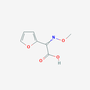 B106194 alpha-(Methoxyimino)furan-2-acetic acid CAS No. 65866-86-6