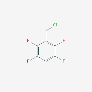 molecular formula C7H3ClF4 B010620 3-(Chloromethyl)-1,2,4,5-tetrafluorobenzene CAS No. 107267-44-7