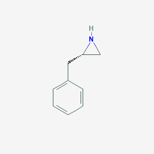 molecular formula C9H11N B106299 (s)-2-苄基氮杂环丙烷 CAS No. 73058-30-7