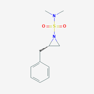 molecular formula C11H16N2O2S B106301 (S)-2-苄基-N,N-二甲基氮丙啶-1-磺酰胺 CAS No. 902146-43-4