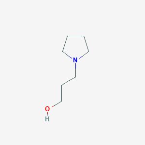 molecular formula C7H15NO B010631 1-吡咯烷基丙醇 CAS No. 19748-66-4