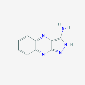 molecular formula C9H7N5 B106313 1H-吡唑并[3,4-b]喹喔啉-3-胺 CAS No. 40254-90-8