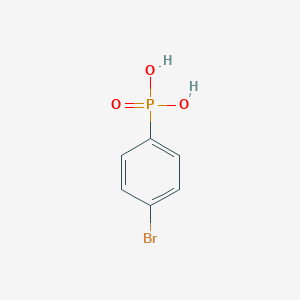 molecular formula C6H6BrO3P B106316 (4-溴苯基)膦酸 CAS No. 16839-13-7