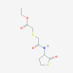 molecular formula C10H15NO4S2 B106321 依多司汀乙酯 CAS No. 84611-37-0
