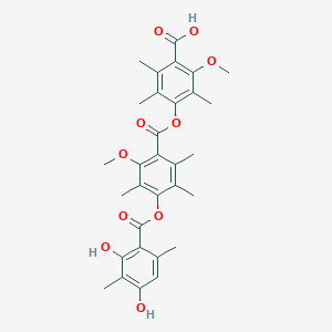 molecular formula C31H34O10 B106361 噻菌灵 B CAS No. 71950-67-9