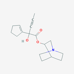 B010640 3-Quinuclidinyl cyclopentenyl(1-propynyl)glycolate CAS No. 102571-08-4