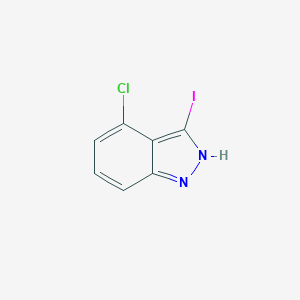 B106426 4-Chloro-3-iodo-1H-indazole CAS No. 518990-33-5