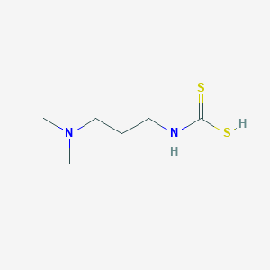 molecular formula C6H14N2S2 B106427 3-(dimethylamino)propylcarbamodithioic acid CAS No. 18997-72-3