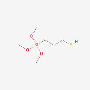 molecular formula C6H16O3SSi B106455 (3-巯基丙基)三甲氧基硅烷 CAS No. 4420-74-0