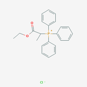 molecular formula C23H24ClO2P B106489 (2-Ethoxy-1-methyl-2-oxoethyl)triphenylphosphonium chloride CAS No. 18480-27-8