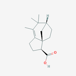 molecular formula C15H22O2 B106506 Isokhusenic acid CAS No. 16202-79-2