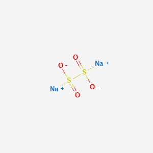 molecular formula Na2S2O4<br>Na2O4S2 B106510 Sodium Hydrosulfite, 85per cent CAS No. 7775-14-6
