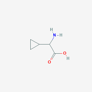 molecular formula C5H9NO2 B106526 Amino-cyclopropyl-acetic acid CAS No. 15785-26-9