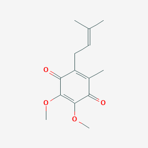 molecular formula C14H18O4 B106560 Coenzyme Q<SUB>1</SUB> CAS No. 727-81-1